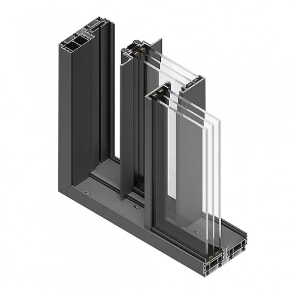 Sapphire Windows - Aluminium Cross Section View