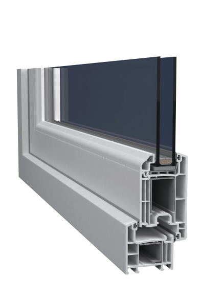 Sapphire Windows - uPVC Cross Section View