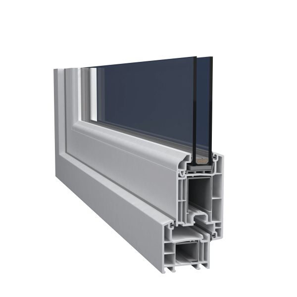 Sapphire Windows - uPVC Cross Section View